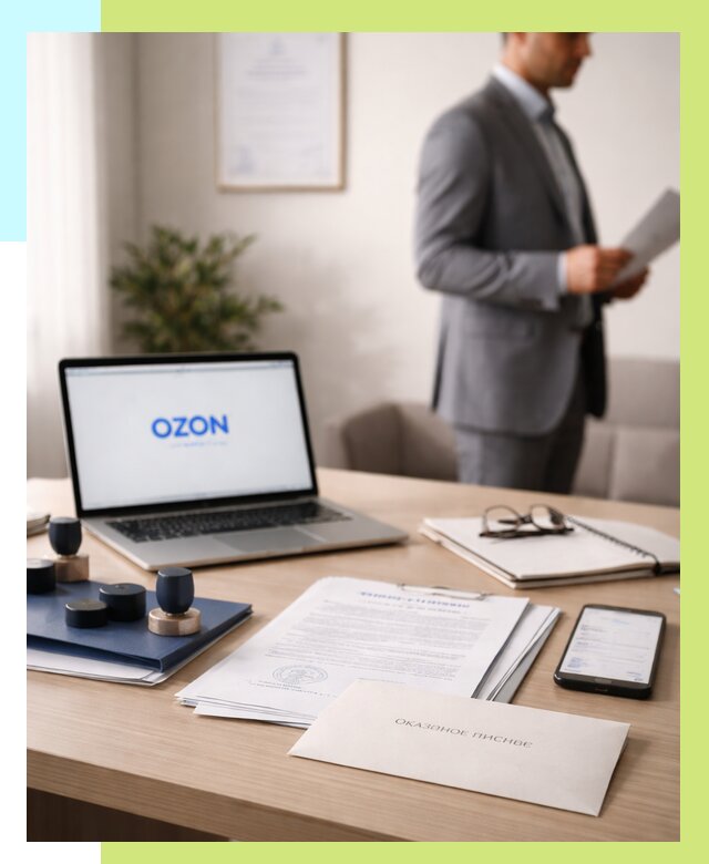 Отказное письмо для Ozon в Биробиджане от 3548 р. | Сертэкс